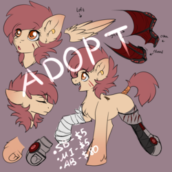 Size: 3000x3000 | Tagged: safe, artist:fkk, oc, oc only, pegasus, pony, adoptable, female, high res, mare, solo