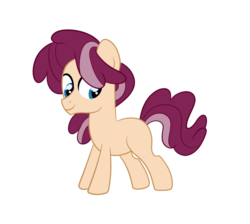 Size: 1024x919 | Tagged: safe, artist:ashidaii, oc, oc only, oc:apple butter, earth pony, pony, colt, magical lesbian spawn, male, offspring, parent:apple bloom, parent:diamond tiara, parents:diamondbloom, simple background, solo, transparent background