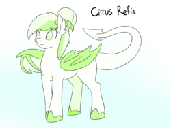 Size: 1200x900 | Tagged: safe, artist:dudey64, oc, oc only, oc:cirrus refin, dracony, hybrid, horns, simple background, smiling
