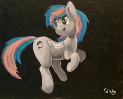 Size: 1702x1370 | Tagged: safe, artist:flowbish, oc, oc:starburn, pegasus, pony, traditional art