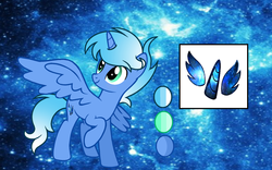 Size: 1824x1136 | Tagged: dead source, safe, artist:rainbows-skies, oc, oc only, oc:blue galaxy, alicorn, pony, male, reference sheet, solo, stallion