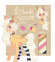 Size: 1777x2009 | Tagged: safe, artist:erinartista, oc, oc only, oc:linh, pegasus, pony, clothes, female, mare, reference sheet, simple background, socks, solo, striped socks, transparent background