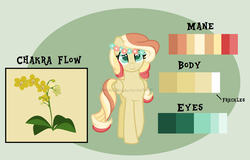 Size: 1577x1012 | Tagged: safe, artist:ipandacakes, oc, oc only, oc:chakra flow, pegasus, pony, female, mare, offspring, parent:tree hugger, parent:zephyr breeze, parents:zephyrhugger, reference sheet, solo