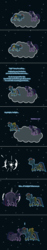 Size: 504x2683 | Tagged: safe, artist:verve, rainbow dash, twilight sparkle, alicorn, genie, pegasus, pony, ain't never had friends like us, g4, ..., backlighting, cloud, comic, exclamation point, female, flying, lesbian, mare, on a cloud, pixel art, ship:twidash, shipping, stars, teleportation, twilight sparkle (alicorn), wide eyes