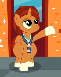 Size: 2400x3000 | Tagged: safe, artist:mintydrop2013, stellar flare, pony, g4, female, high res, milf, pregnant, sire's hollow, solo