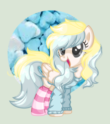 Size: 2336x2640 | Tagged: safe, artist:xxreddevil12xx, oc, oc only, oc:candy petal, pegasus, pony, base used, clothes, female, high res, mare, socks, solo, striped socks, sweater