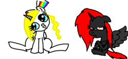 Size: 1006x464 | Tagged: safe, oc, oc only, oc:big-heart, oc:dark-shadow, alicorn, pony, alicorn oc