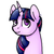 Size: 512x512 | Tagged: safe, artist:ottcat23, twilight sparkle, pony, g4, female, mare, simple background, smiling, solo, white background