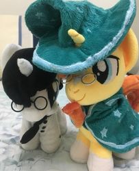 Size: 614x758 | Tagged: safe, artist:schwarz, sunburst, oc, oc:schwarz, g4, irl, photo, plushie