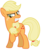 Size: 4854x5871 | Tagged: safe, artist:estories, applejack, earth pony, pony, g4, absurd resolution, angry, female, hatless, mare, missing accessory, simple background, solo, transparent background, vector