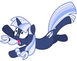 Size: 8500x6727 | Tagged: safe, artist:estories, oc, oc only, oc:silverlay, original species, pony, umbra pony, unicorn, g4, absurd resolution, falling, female, mare, simple background, solo, transparent background, vector