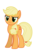 Size: 4839x7000 | Tagged: safe, artist:estories, applejack, earth pony, pony, g4, absurd resolution, female, hatless, mare, missing accessory, simple background, solo, transparent background, vector