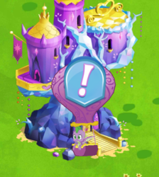 Size: 420x469 | Tagged: safe, gameloft, spike, dragon, g4, cropped, game screencap, male, solo, twilight's castle, winged spike, wings