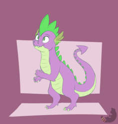 Size: 3507x3696 | Tagged: safe, artist:drutheredpanda, spike, dragon, g4, high res, male, solo