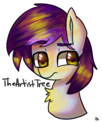 Size: 957x1149 | Tagged: safe, artist:imit4tor, oc, oc only, oc:theartisttree, pony, bust, chest fluff, male, simple background, solo, stallion, transparent background