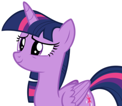 Size: 3532x3077 | Tagged: safe, artist:andoanimalia, twilight sparkle, alicorn, pony, g4, the mean 6, female, folded wings, high res, mare, simple background, smiling, solo, transparent background, twilight sparkle (alicorn), vector, wings