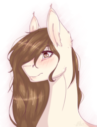 Size: 1467x1908 | Tagged: safe, artist:lastaimin, oc, oc only, earth pony, pony, bust, female, mare, portrait, simple background, solo, transparent background