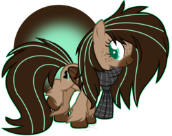 Size: 1908x1508 | Tagged: safe, artist:leanne264, oc, oc only, oc:mint, pegasus, pony, clothes, female, mare, scarf, show accurate, simple background, solo, transparent background