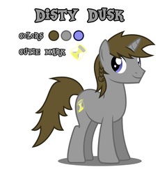Size: 2071x2253 | Tagged: source needed, safe, artist:tsabak, oc, oc only, oc:disty, pony, unicorn, braid, cutie mark, high res, male, reference sheet, shadow, simple background, solo, stallion, tail, white background