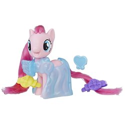 Size: 1500x1500 | Tagged: safe, pinkie pie, earth pony, pony, g4, :d, accessory, brushable, clothes, dress, female, happy, mare, open mouth, solo, toy