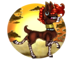 Size: 1024x768 | Tagged: safe, artist:mlploverdash, oc, oc only, okapi, simple background, solo, transparent background