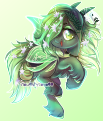 Size: 600x705 | Tagged: safe, artist:cabbage-arts, oc, oc only, oc:runespell, pony, commission, commissioner:jaegerpony, female, solo