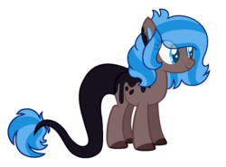 Size: 800x593 | Tagged: safe, artist:crystalponyart7669, oc, oc only, oc:valerie, earth pony, pony, augmented tail, female, mare, simple background, solo, transparent background