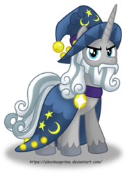 Size: 2675x3647 | Tagged: safe, artist:aleximusprime, star swirl the bearded, pony, unicorn, g4, shadow play, beard, clothes, facial hair, hat, high res, looking at you, male, simple background, solo, stallion, transparent background, wizard hat