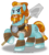 Size: 3716x4114 | Tagged: safe, artist:aleximusprime, rockhoof, earth pony, pony, campfire tales, g4, my little pony: friendship is magic, 1000, beard, clothes, facial hair, looking at you, male, rockhoof's shovel, shovel, simple background, solo, stallion, transparent background