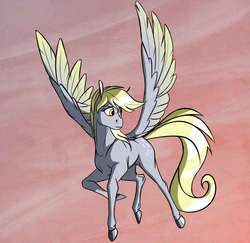 Size: 3360x3272 | Tagged: safe, artist:akweer, derpy hooves, pegasus, pony, g4, female, high res, mare, solo, spread wings, wings