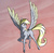 Size: 3360x3272 | Tagged: safe, artist:akweer, derpy hooves, pegasus, pony, g4, female, high res, mare, solo, spread wings, wings