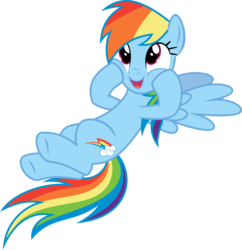 Size: 2000x2070 | Tagged: safe, artist:jp, derpibooru exclusive, rainbow dash, pony, g4, horse play, .svg available, female, high res, simple background, solo, svg, transparent background, vector