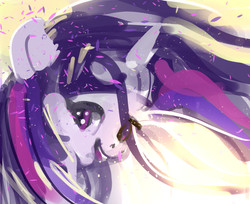 Size: 647x529 | Tagged: safe, artist:xbi, twilight sparkle, pony, g4, female, smiling, solo