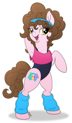Size: 700x1190 | Tagged: safe, artist:littlehybridshila, oc, oc only, oc:flash mob, earth pony, pony, armpits, bipedal, clothes, commission, digital art, female, leg warmers, leotard, mare, simple background, solo, white background