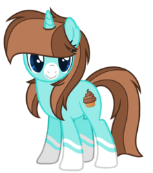Size: 1024x1152 | Tagged: safe, artist:bloodlover2222, oc, oc only, oc:chocolate sprinkles, pony, unicorn, female, mare, simple background, solo, transparent background