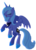 Size: 741x1021 | Tagged: safe, artist:stasysolitude, edit, princess luna, alicorn, pony, g4, background removed, cute, eyes closed, female, flying, mare, s1 luna, show accurate, simple background, solo, transparent background, younger, youtube link