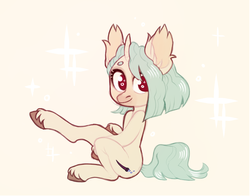 Size: 1525x1195 | Tagged: safe, artist:kapusha-blr, oc, oc only, pony, unicorn, smiling, solo, unshorn fetlocks