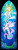 Size: 889x2459 | Tagged: safe, artist:alexia tryfon, princess celestia, alicorn, pony, g4, my little pony: the movie, ethereal mane, female, mare, signature, solo, stained glass, sun