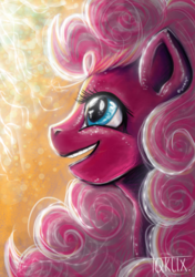 Size: 1748x2480 | Tagged: safe, artist:zuzella96, pinkie pie, earth pony, pony, g4, female, mare, solo