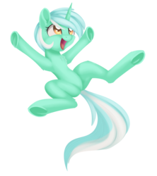 Size: 949x1069 | Tagged: safe, artist:dusthiel, lyra heartstrings, pony, unicorn, g4, female, frog (hoof), mare, open mouth, simple background, smiling, solo, transparent background, underhoof