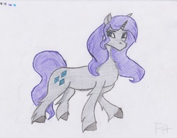 Size: 3251x2550 | Tagged: safe, artist:ponyassassins, rarity, pony, g4, beautiful, female, high res, mature, sketch, solo, traditional art