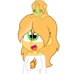 Size: 1024x1024 | Tagged: safe, artist:katevelasco, oc, oc only, oc:phoenix dawn, equestria girls, g4, book, cute, female, ocbetes, offspring, parent:sunset shimmer, parents:canon x oc, plushie, simple background, solo, transparent background