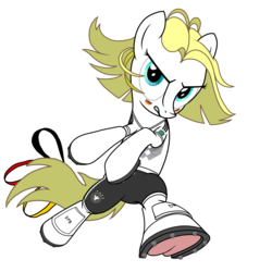 Size: 1396x1398 | Tagged: safe, artist:hoofwaffe, oc, oc only, oc:natalie soc, pony, football, germany, simple background, solo, sports, transparent background, world cup
