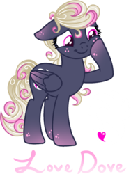 Size: 1032x1371 | Tagged: safe, artist:mychelle, oc, oc only, oc:love dove, pegasus, pony, base used, female, mare, simple background, solo, transparent background