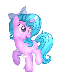 Size: 1840x2432 | Tagged: safe, artist:spectrumnightyt, oc, oc only, oc:nellie starlight, pony, unicorn, bow, female, hair bow, mare, simple background, solo, transparent background