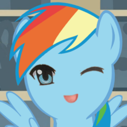 Size: 801x804 | Tagged: safe, rainbow dash, g4, anime, face swap