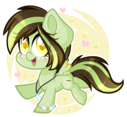Size: 2169x2007 | Tagged: safe, artist:ak4neh, oc, oc only, oc:akane, pegasus, pony, chibi, female, heart, heart eyes, high res, mare, simple background, solo, transparent background, wingding eyes