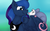 Size: 1600x1000 | Tagged: safe, artist:pavlovzdawg, princess luna, tiberius, alicorn, opossum, pony, g4, female, mare