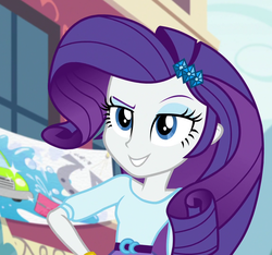 Size: 1140x1069 | Tagged: safe, screencap, rarity, equestria girls, equestria girls specials, g4, my little pony equestria girls: dance magic, cropped, evil smile, female, grin, lidded eyes, smiling, smirk, solo