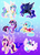 Size: 1500x2100 | Tagged: safe, artist:karzii, princess cadance, princess celestia, princess flurry heart, princess luna, princess skystar, twilight sparkle, alicorn, seapony (g4), g4, my little pony: the movie, alicorn tetrarchy, baby, chibi, clothes, crown, cute, cutedance, cutelestia, diaper, dorsal fin, female, filly, fin, fin ears, fin wings, fins, fish tail, flowing mane, flowing tail, flurrybetes, horn, jewelry, looking at you, lunabetes, mare, necklace, pearl necklace, regalia, scales, see-through, skyabetes, smiling, swimming, tail, tiara, twiabetes, twilight sparkle (alicorn), watermark, wings